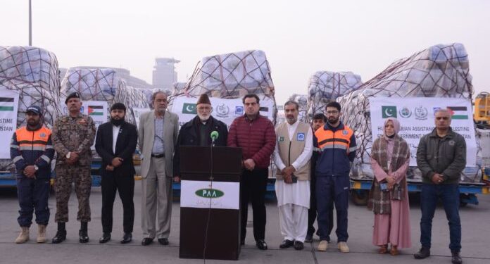 Pakistan Sends 28th Humanitarian Aid Consignment Palestine