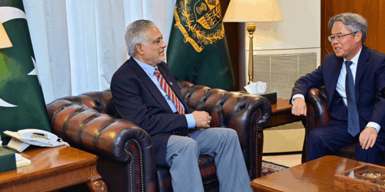 Ishaq Dar Chinese Ambassador meeting