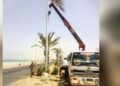Gwadar Marine Drive Solar Lights Restored