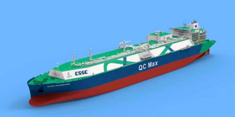 World’s largest LNG carrier by China