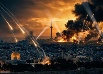 Israel and Iran Exchange Heavy Missile Fire 