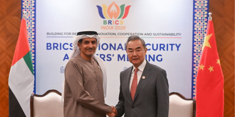 China UAE reaffirm diplomatic ties