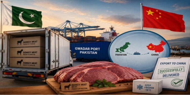 Gwadar’s First Donkey Meat Consignment enters Chinese Markets