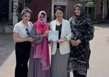 Chinese Firm Rewards Hero PIMS Nurse with Rs1m