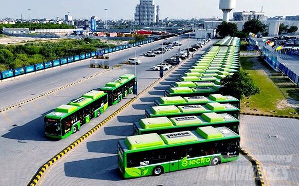 179 Electric Buses from China Arrive at Karachi Port