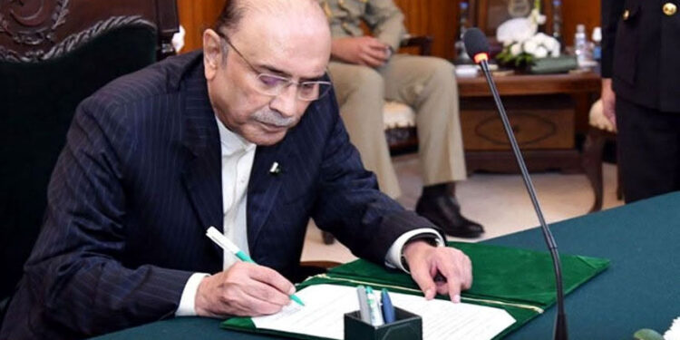 President Zardari Approves PM’s Advice on KP Security