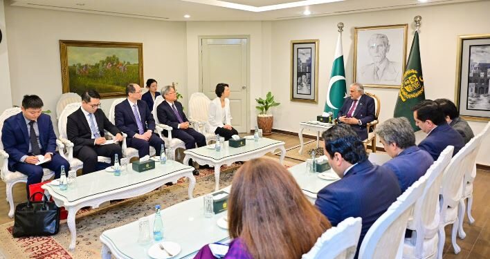 Mao Ning Meets Ishaq Dar in Islamabad